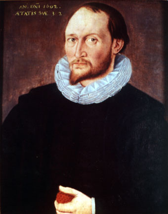 Portrait said to be Thomas Harriot, English mathematician and astronomer, date and artist unknown
