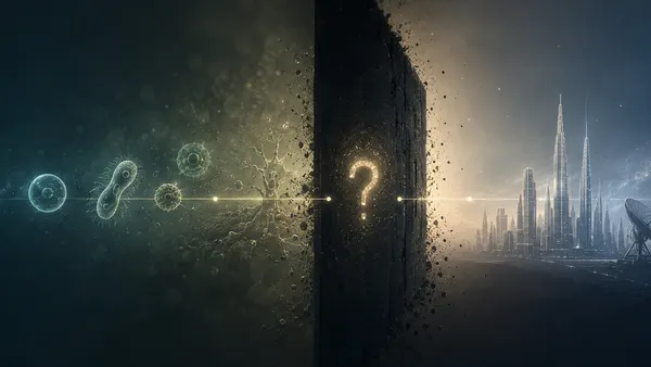 Great Filter hypothesis barrier between simple life and a spacefaring civilisation among distant stars