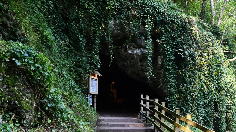 Mother Shipton's Cave in Knaresborough Yorkshire, birthplace of the famous prophetess Ursula Shipton
