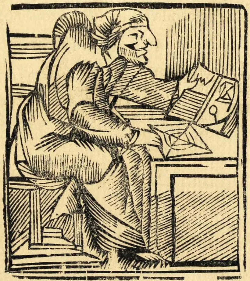 Mother Shipton portrait, Ursula Shipton the Yorkshire prophetess and famous British seer