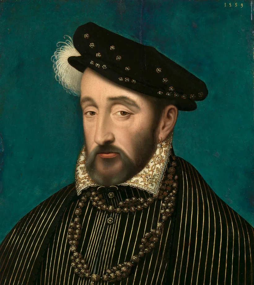 Henry II of France, portrait by the workshop of François Clouet, sixteenth century